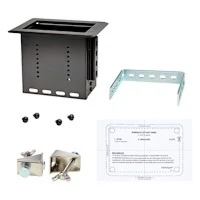 StarTech.com Box Gestione Cavi - Modulo Connettivit singolo per Sala Riunioni - Per l'aggiunta di Alimentazione, Ricarica, A/V - Portatile - Piano montaggio - nero