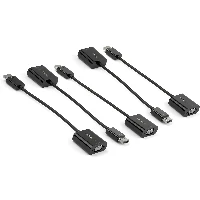StarTech.com 5-Pack DisplayPort to VGA Adapter - DisplayPort 1.2 to VGA Active Adapter - Digital DP to Analog VGA Video Converter Dongle - DisplayPort Male to VGA Female Monitor Adapter, 0.1 m, DisplayPort, VGA (D-Sub), Male, Female, Straight