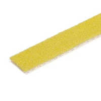 StarTech.com 25ft Hook and Loop Roll - Cut-to-Size Reusable Cable Ties - Bulk Industrial Wire Fastener Tape /Adjustable Fabric Wraps Yellow / Resuable Self Gripping Cable Management Straps, Hook & loop cable tie, Nylon, Yellow, -10 - 80 C, 7600 mm, 19 mm