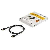 StarTech.com 3ft (1m) Premium Certified HDMI 2.0 Cable with Ethernet - Durable High Speed UHD 4K 60Hz HDR - Rugged M/M HDMI Cord with Aramid Fiber - TPE - Ultra HD Monitors, TVs & Displays, 1 m, HDMI Type A (Standard), HDMI Type A (Standard), Audio Return Channel (ARC), Black