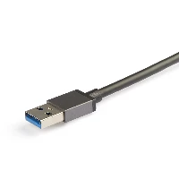 StarTech.com 2.5GbE USB A to Ethernet Adapter - NBASE-T NIC - USB 3.0 Type A 2.5 GbE /1 GbE Multi Speed Gigabit Network - USB 3.1 Laptop to RJ45/LAN - Lenovo X1 Carbon, HP EliteBook/ ZBook, Wired, USB, Ethernet, 5000 Mbit/s, Black, Grey
