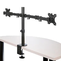 StarTech.com Desk Mount Dual Monitor Arm - Desk Clamp / Grommet VESA Monitor Mount for up to 32 inch Displays - Ergonomic Articulating Monitor Arm - Height Adjustable/Tilt/Swivel/Rotating, Clamp, 16 kg, 81.3 cm (32