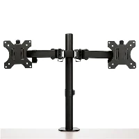 StarTech.com Desk Mount Dual Monitor Arm - Desk Clamp / Grommet VESA Monitor Mount for up to 32 inch Displays - Ergonomic Articulating Monitor Arm - Height Adjustable/Tilt/Swivel/Rotating, Clamp, 16 kg, 81.3 cm (32