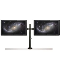 StarTech.com Desk Mount Dual Monitor Arm - Desk Clamp / Grommet VESA Monitor Mount for up to 32 inch Displays - Ergonomic Articulating Monitor Arm - Height Adjustable/Tilt/Swivel/Rotating, Clamp, 16 kg, 81.3 cm (32