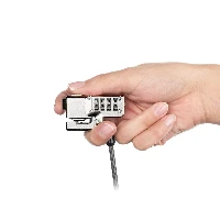 Kensington Combination Lock for Surface Pro and Surface Go, 1.8 m, Kensington, Key, Carbon steel, Black, Metallic