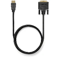 Kensington HDMI (M) to DVI-D (M) passive bi-directional cable, 1.8m (6ft), 1.8 m, HDMI Type A (Standard), DVI-D, Male, Male, Straight