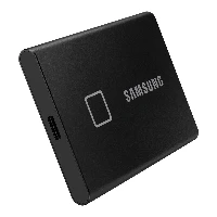 Samsung Portable SSD T7 Touch 2TB - Black, 2000 GB, USB Type-C, 3.2 Gen 2 (3.1 Gen 2), 1050 MB/s, Password protection, Black