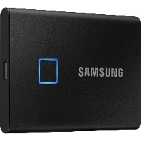 Samsung Portable SSD T7 Touch 2TB - Black, 2000 GB, USB Type-C, 3.2 Gen 2 (3.1 Gen 2), 1050 MB/s, Password protection, Black