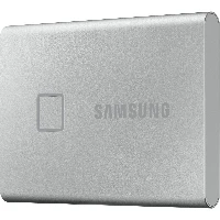Samsung Portable SSD T7 Touch 2TB - Silver, 2000 GB, USB Type-C, 3.2 Gen 2 (3.1 Gen 2), 1050 MB/s, Password protection, Silver