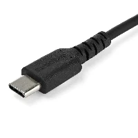 StarTech.com 1m USB C Charging Cable - Durable Fast Charge & Sync USB 2.0 Type C to USB C Laptop Charger Cord - TPE Jacket Aramid Fiber M/M 60W Black - Samsung S10 S20 iPad Pro MS Surface, 1 m, USB C, USB C, USB 2.0, 480 Mbit/s, Black