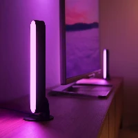Philips Hue White and colour ambience Play light bar double pack, Smart panel, Black, Integrated LED, Non-changeable bulb(s), Cool white, Warm white, White, 2000 K
