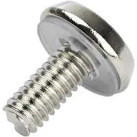 StarTech.com 12-24 Server Rack Screws - 50 pack - Nickel-Plated, Screw, Steel, Dome head, Silver, RoHS, REACH, 16.5 mm