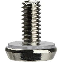 StarTech.com 12-24 Server Rack Screws - 50 pack - Nickel-Plated, Screw, Steel, Dome head, Silver, RoHS, REACH, 16.5 mm