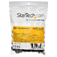 StarTech.com 12-24 Server Rack Screws - 50 pack - Nickel-Plated, Screw, Steel, Dome head, Silver, RoHS, REACH, 16.5 mm