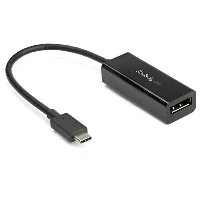 StarTech.com USB C to DisplayPort Adapter - 8K/5K/4K USB Type C to DP 1.4 Alt Mode Video Converter - HBR3/DSC/HDR - 8K 60Hz Thunderbolt 3 Compatible DisplayPort Monitor Display Adapter, USB Type-C, DisplayPort output, 7680 x 4320 pixels