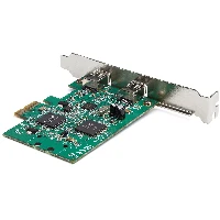 StarTech.com 2-Port PCI Express FireWire Card - PCIe FireWire 1394a Adapter, PCI Express, IEEE 1394/Firewire, PCIe 1.1, Green, Texas Instruments - TSB82AA2, 0.4 Gbit/s
