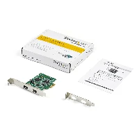 StarTech.com 2-Port PCI Express FireWire Card - PCIe FireWire 1394a Adapter, PCI Express, IEEE 1394/Firewire, PCIe 1.1, Green, Texas Instruments - TSB82AA2, 0.4 Gbit/s