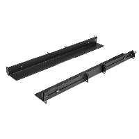 StarTech.com 1U 19 inch Server Rack Rails - 24-36 inch Adjustable Depth - Universal 4 Post Rack Mount Rails - Network Equipment/Server/UPS Mounting Rail Kit HPE ProLiant Dell PowerEdge, Rack rail, Black, 90.7 kg, EIA-310-D, 80 mm, 628 mm