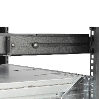 StarTech.com 1U 19 inch Server Rack Rails - 24-36 inch Adjustable Depth - Universal 4 Post Rack Mount Rails - Network Equipment/Server/UPS Mounting Rail Kit HPE ProLiant Dell PowerEdge, Rack rail, Black, 90.7 kg, EIA-310-D, 80 mm, 628 mm