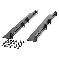 StarTech.com 1U 19 inch Server Rack Rails - 24-36 inch Adjustable Depth - Universal 4 Post Rack Mount Rails - Network Equipment/Server/UPS Mounting Rail Kit HPE ProLiant Dell PowerEdge, Rack rail, Black, 90.7 kg, EIA-310-D, 80 mm, 628 mm