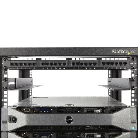 StarTech.com 1U 19 inch Server Rack Rails - 24-36 inch Adjustable Depth - Universal 4 Post Rack Mount Rails - Network Equipment/Server/UPS Mounting Rail Kit HPE ProLiant Dell PowerEdge, Rack rail, Black, 90.7 kg, EIA-310-D, 80 mm, 628 mm