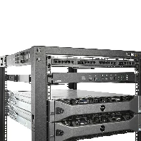 StarTech.com 1U 19 inch Server Rack Rails - 24-36 inch Adjustable Depth - Universal 4 Post Rack Mount Rails - Network Equipment/Server/UPS Mounting Rail Kit HPE ProLiant Dell PowerEdge, Rack rail, Black, 90.7 kg, EIA-310-D, 80 mm, 628 mm