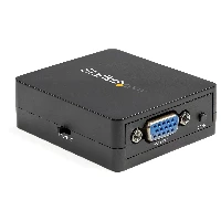 StarTech.com VGA to RCA and S-Video Converter - USB Power, Active video converter, Black, CE, FCC, REACH, 1920 x 1080 pixels, 640 x 480,1920 x 1080 pixels, 60 Hz