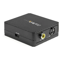 StarTech.com VGA to RCA and S-Video Converter - USB Power, Active video converter, Black, CE, FCC, REACH, 1920 x 1080 pixels, 640 x 480,1920 x 1080 pixels, 60 Hz