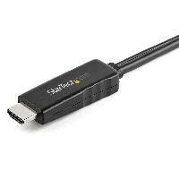 StarTech.com 6ft (2m) HDMI to Mini DisplayPort Cable 4K 30Hz - Active HDMI to mDP Adapter Converter Cable with Audio - USB Powered - Mac & Windows - Male to Male Video Adapter Cable, 2 m, HDMI Type A (Standard), Mini DisplayPort, Male, Male, Straight