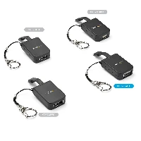 StarTech.com Compact USB C to VGA Adapter - 1080p USB Type-C to VGA Video Display Converter with Keychain Ring - Active USB-C DP Alt Mode to VGA Monitor Dongle - Thunderbolt 3 Compatible, USB Type-C, VGA (D-Sub) output, 1920 x 1080 pixels