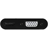 StarTech.com Mini DisplayPort to HDMI VGA Adapter - mDP 1.2 HBR2 to HDMI 2.0 (4K 60Hz) or VGA 1080p Video Converter Dongle - Mini DP to HDMI or VGA Monitor - Thunderbolt 2 Compatible, Mini DisplayPort, HDMI + VGA (D-Sub), Male, Male, Straight, Straight