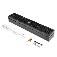 StarTech.com Pannello Cieco per montaggio su armadi rack 2U - Pannello di blocco a cerniera per server rack 19 (RKSECLK2U) - Copertura di sicurezza per rack - nero - 2U - 19