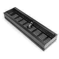 StarTech.com 3U Rack Mount Security Cover, Hinged Locking Rack Panel/ Cage/Door for Physical Security/ Access Control of 19 Server Rack & Network Cabinet, Assembled with Mounting Hardware - 3U Security Cover (RKSECLK3U) - Copertura di sicurezza per rack