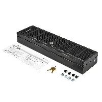 StarTech.com 3U Rack Mount Security Cover, Hinged Locking Rack Panel/ Cage/Door for Physical Security/ Access Control of 19 Server Rack & Network Cabinet, Assembled with Mounting Hardware - 3U Security Cover (RKSECLK3U) - Copertura di sicurezza per rack