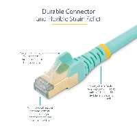 StarTech.com CAT6a Ethernet Cable, 10 m, Cat6a, S/UTP (STP), RJ-45, RJ-45
