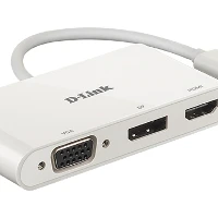 D-LINK HDMI/VGA/DP, 4096x2160px, 5V, 40 mA, 62.5x40.5x15mm, 44g D-Link DUB-V310. Connectivity technology