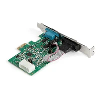StarTech.com 2-port PCI Express RS232 Serial Adapter Card - PCIe RS232 Serial Host Controller Card - PCIe to Dual Serial DB9 Card - 16950 UART - Expansion Card - Windows & Linux, PCIe, Serial, PCIe 1.1, RS-232, Green, 222366 h