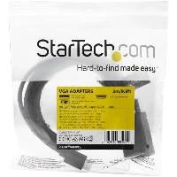 StarTech.com 3m VGA to HDMI Converter Cable with USB Audio Support & Power - Analog to Digital Video Adapter Cable to connect a VGA PC to HDMI Display - 1080p Male to Male Monitor Cable, 3.048 m, USB Type-A + VGA (D-Sub), HDMI Type A (Standard), Male, Male, Straight