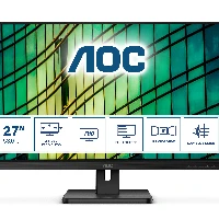 AOC Screen size (inch) 27, Panel resolution 1920x1080, Refresh rate 75 Hz, Panel type IPS, HDMI HDMI 1.4