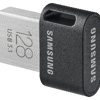 Samsung MUF-128AB, 128 GB, USB Type-A, 3.2 Gen 1 (3.1 Gen 1), 300 MB/s, Capless, Grey, Silver