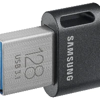 Samsung MUF-128AB, 128 GB, USB Type-A, 3.2 Gen 1 (3.1 Gen 1), 300 MB/s, Capless, Grey, Silver