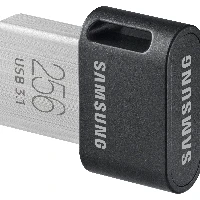 Samsung MUF-256AB, 256 GB, USB Type-A, 3.2 Gen 1 (3.1 Gen 1), 300 MB/s, Capless, Grey, Silver