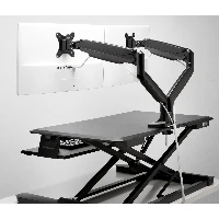 Kensington SmartFit One-Touch Height Adjustable Dual Monitor Arm, Clamp, 9 kg, 33 cm (13