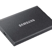 Samsung Portable SSD T7, 500 GB, USB Type-C, 3.2 Gen 2 (3.1 Gen 2), 1000 MB/s, Password protection, Grey