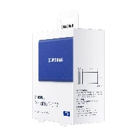 Samsung Portable SSD T7, 1000 GB, USB Type-C, 3.2 Gen 2 (3.1 Gen 2), 1050 MB/s, Password protection, Blue