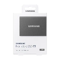 Samsung Portable SSD T7, 1000 GB, USB Type-C, 3.2 Gen 2 (3.1 Gen 2), 1050 MB/s, Password protection, Grey