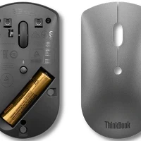 Lenovo ThinkBook, Ambidextrous, Optical, Bluetooth, 2400 DPI, Grey