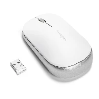 Kensington SureTrack Dual Wireless Mouse White, Ambidextrous, RF Wireless + Bluetooth, 2400 DPI, White