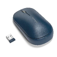 Kensington SureTrack Dual Wireless Mouse Blue, Ambidextrous, RF Wireless + Bluetooth, 2400 DPI, Blue