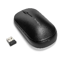 Kensington SureTrack Dual Wireless Mouse, Ambidextrous, RF Wireless + Bluetooth, 2400 DPI, Black